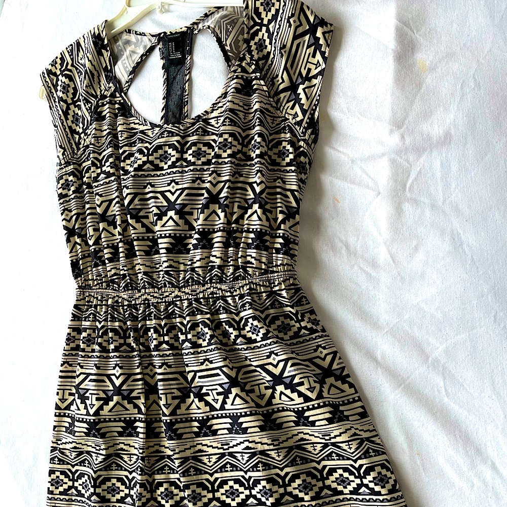 Geometric Pattern Dress - image 1
